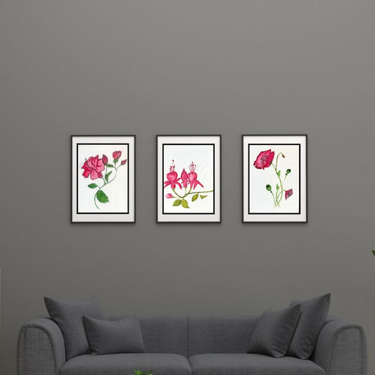 Hues Of Spring In Crimson